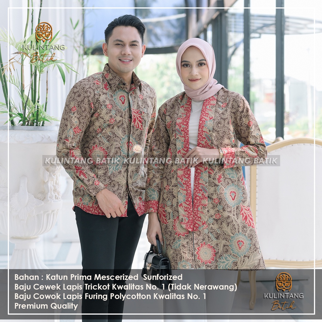 Jual Kulintang Batik Atasan Baju Batik Couple Kemeja Batik Slimfit Premium And Cardigan Batik 