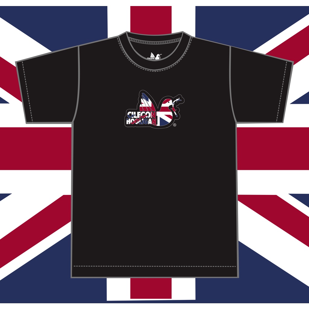 Tshirt CIlegon Peacefull Holigan Union Kaos Satuan Desain Custom Baju Pria Combed 30s Premium