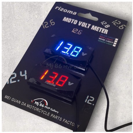 voltmeter aki pengukur  Amper Aki Digital 12volt aki motor universal