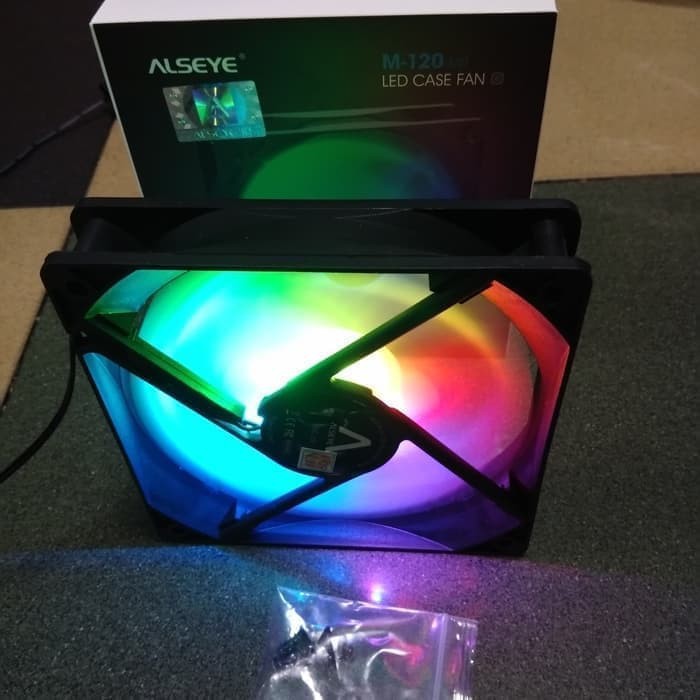 ALSEYE AIRMAX M120-MR Auto RGB Fan Kipas 12cm