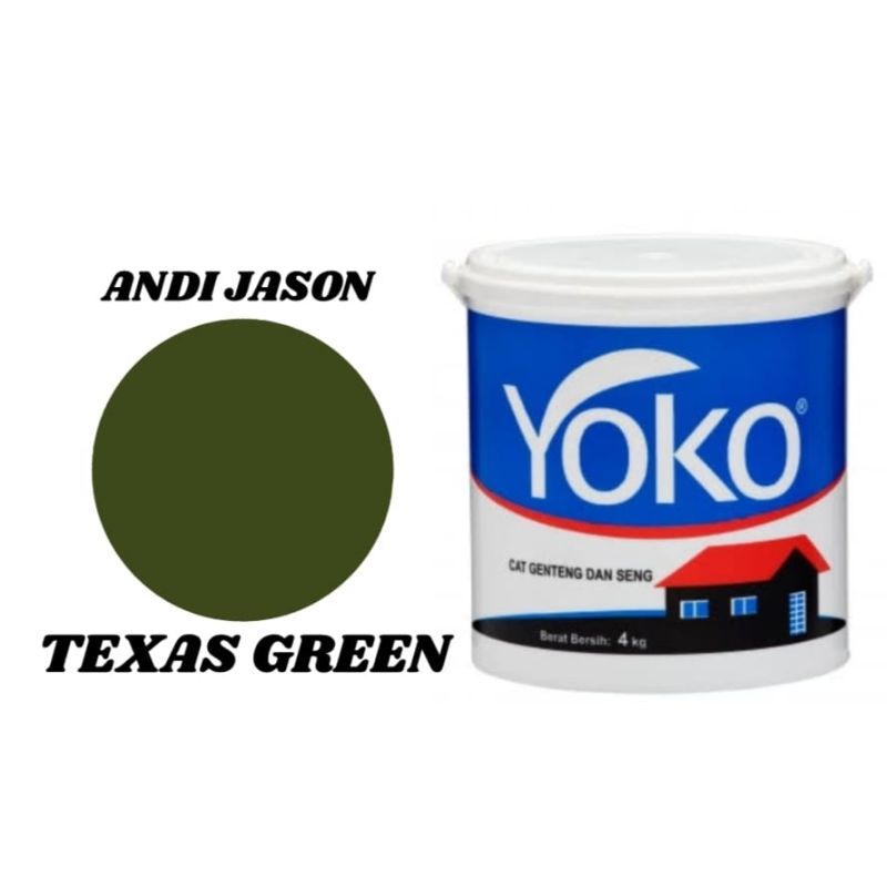 CAT GENTENG SENG YOKO AVIAN BRANDS NO 73 TEXAS GREEN 4KG