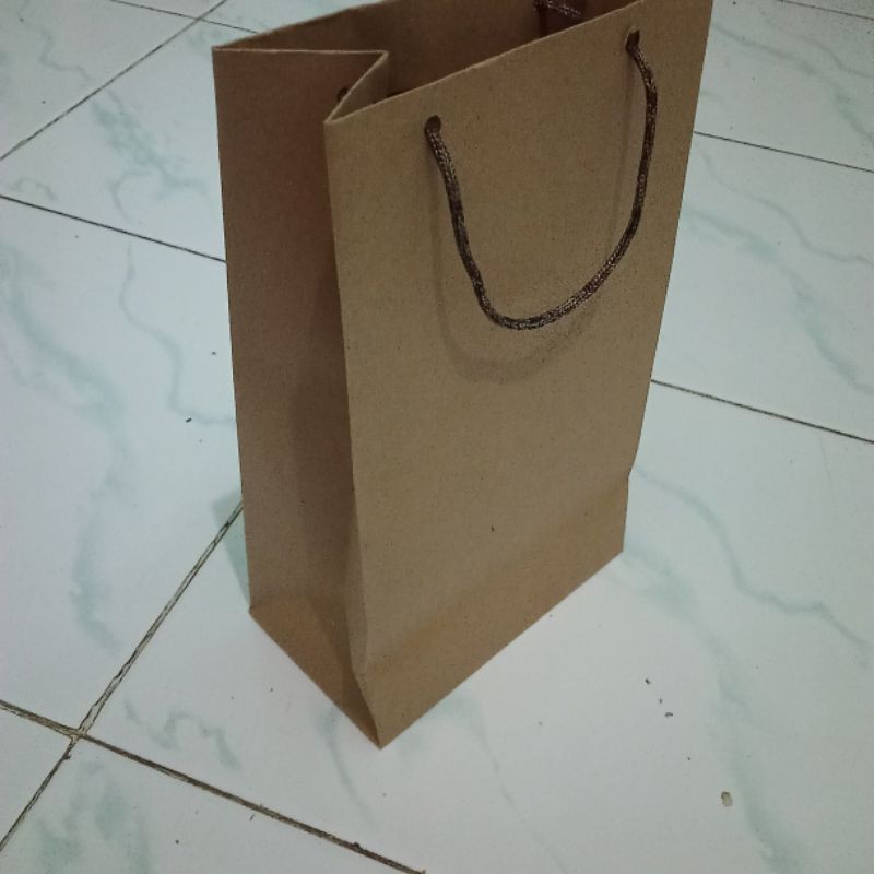 Paper bag polos murah ukuran pxlxt,15x8x25 | Shopee Indonesia
