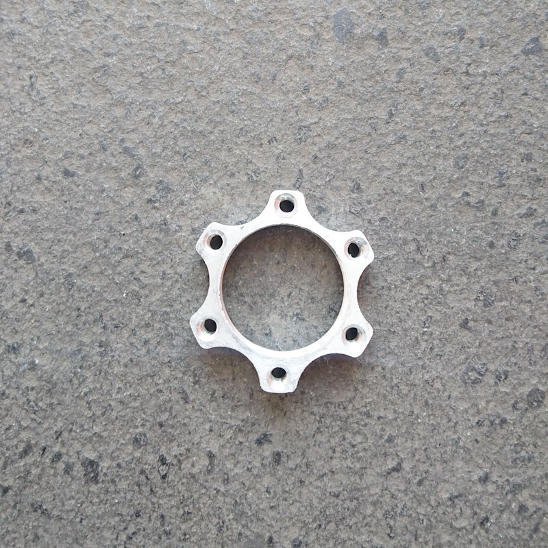 Adaptor rotor piringan cakram hub ulir 160 mm 6 bolts