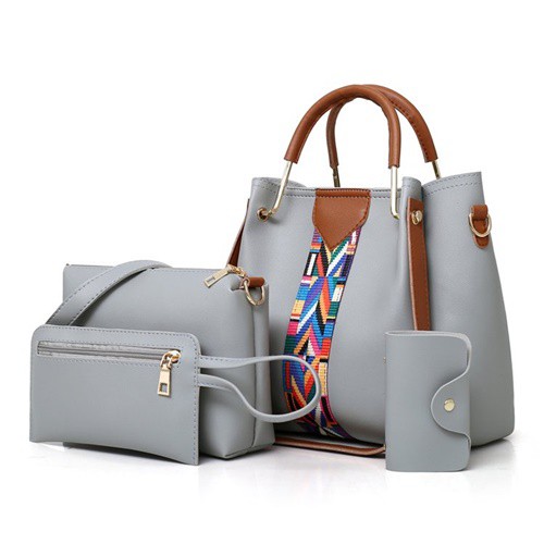 201194 Handbag Cewek Tas Fashion Wanita Import 4 in 1 CR7628 BTH3108 BQ3155 175542 LT1691