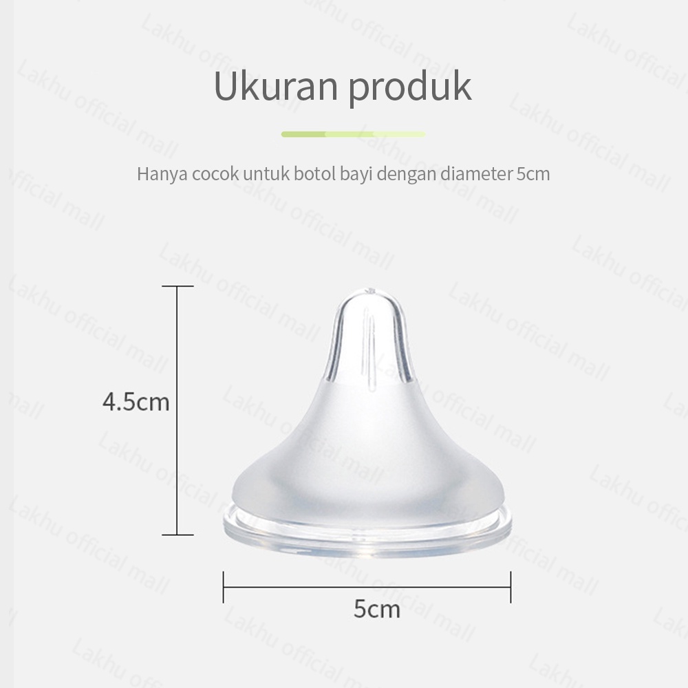 Lakhu 5cm nipple dot bayi untuk nipple leher lebar /empeng bayi anti kolik