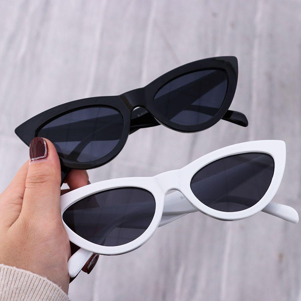 R-flower Cat Eye Sunglasses Street Retro Sexy Frame Kecil Eyewear Ladies Shades