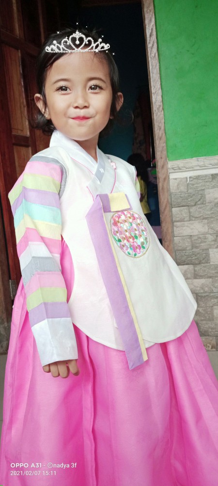 Hanbok Korea Warna Remdom