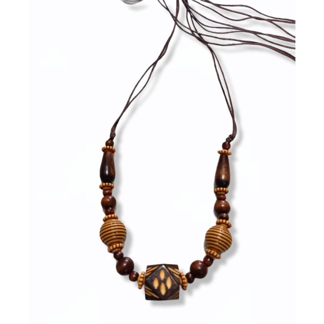 kalung kayu kalung hijab kalung etnik kalung unik
