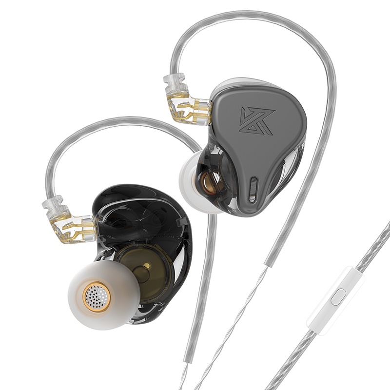 Kz X HBB DQ6S Earphone In Ear HIFI Bass Dengan Fitur Noise Canceling