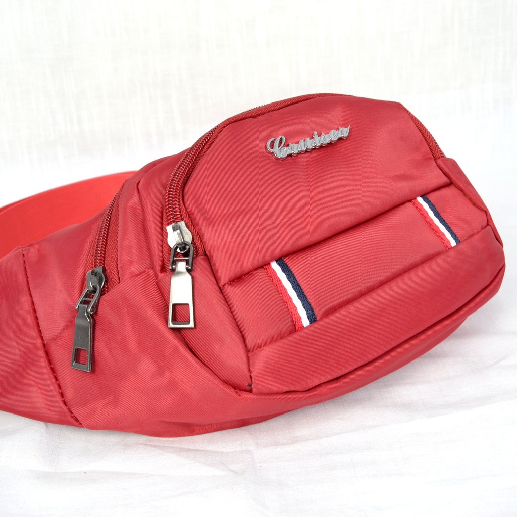 BAGCRUICERACC - Tas Pinggang Cruiser Kain Colour Full 4 Res 2 Flag Pria Import 3112-2