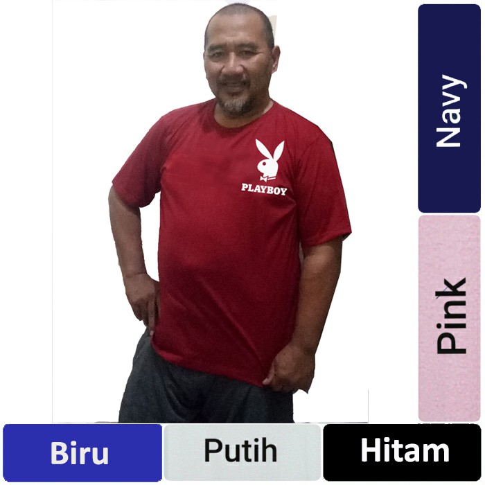 Kaos Pria XXL XL L M Playboy