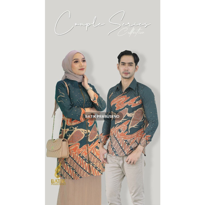Couple Anggita Hijau Batik couple Pasangan Ori Prabuseno