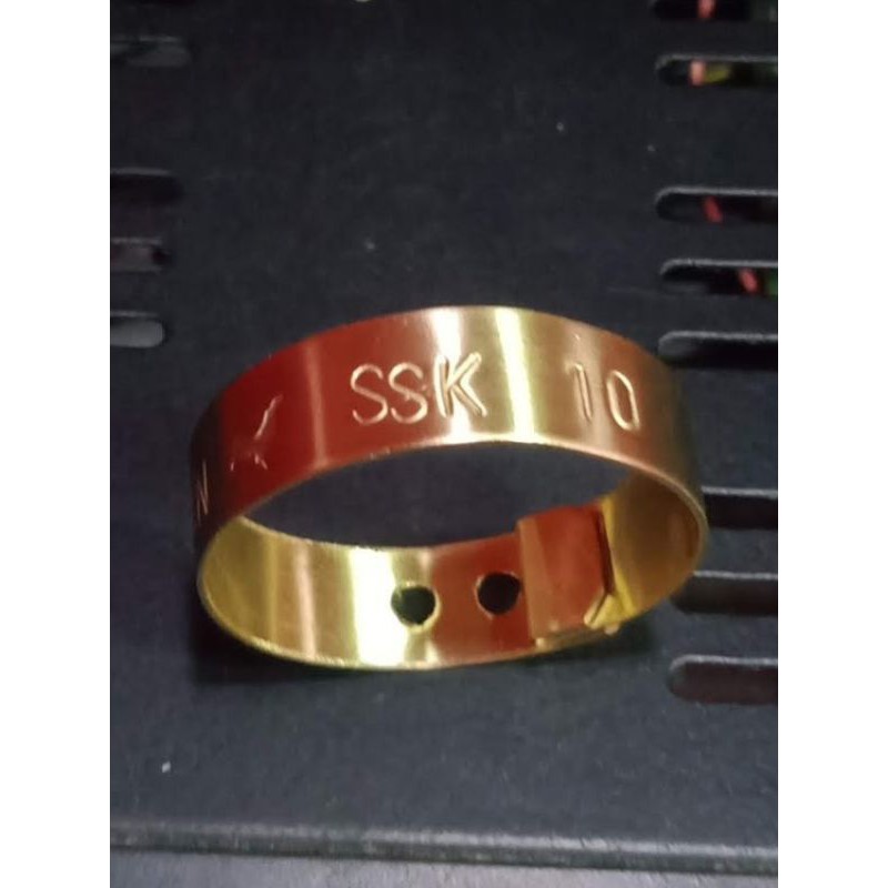 gelang kaki ayam harga per 1 biji.bahan logam Kuningan asli.