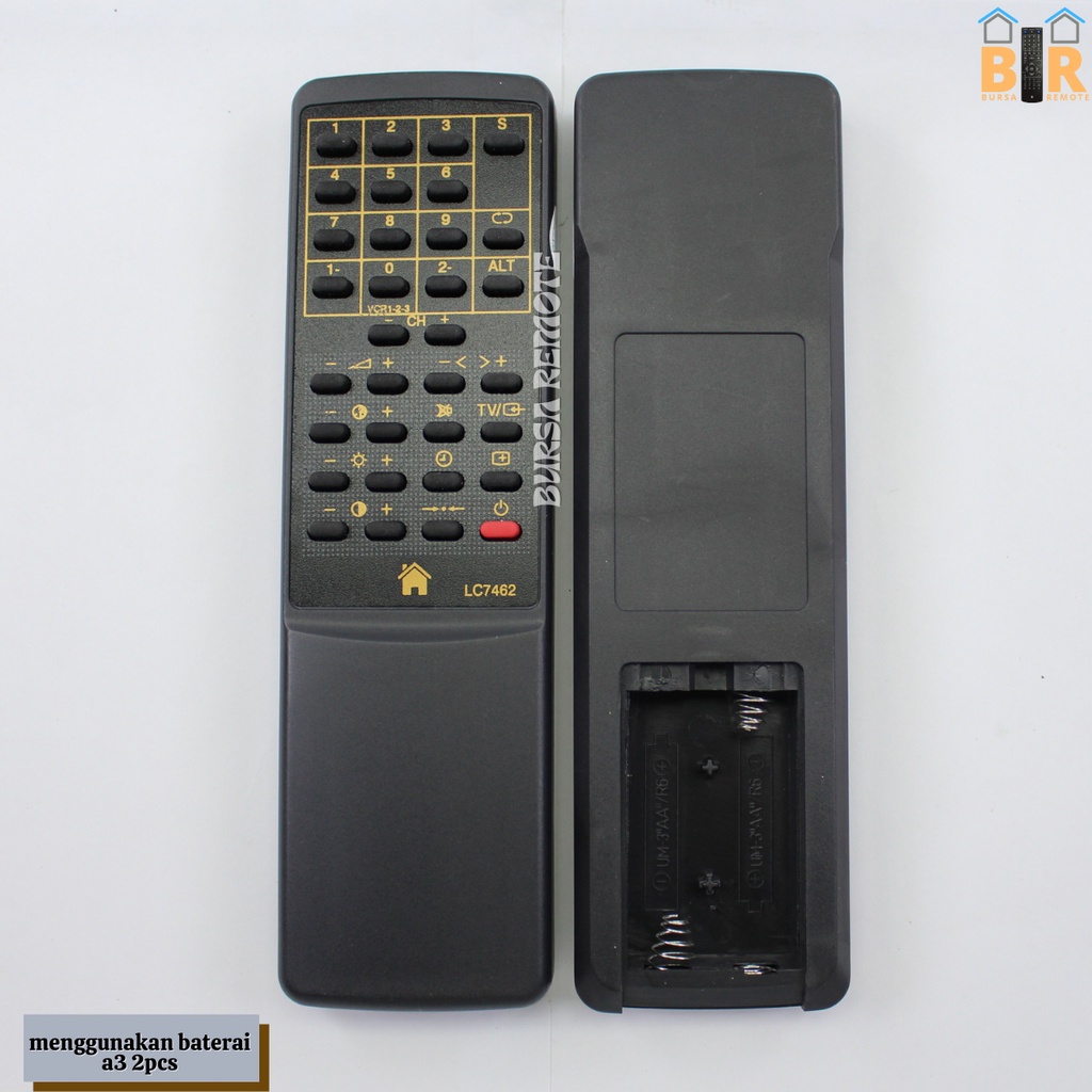 Remot REMOTE TV TABUNG SANYO 7462 - ECERAN Dan GROSIR