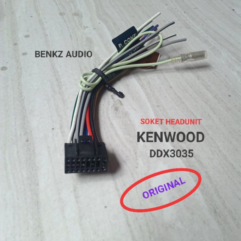 Kabel soket Headunit Kenwood DDX3035 original socket tape KENWOOD ddx 3035
