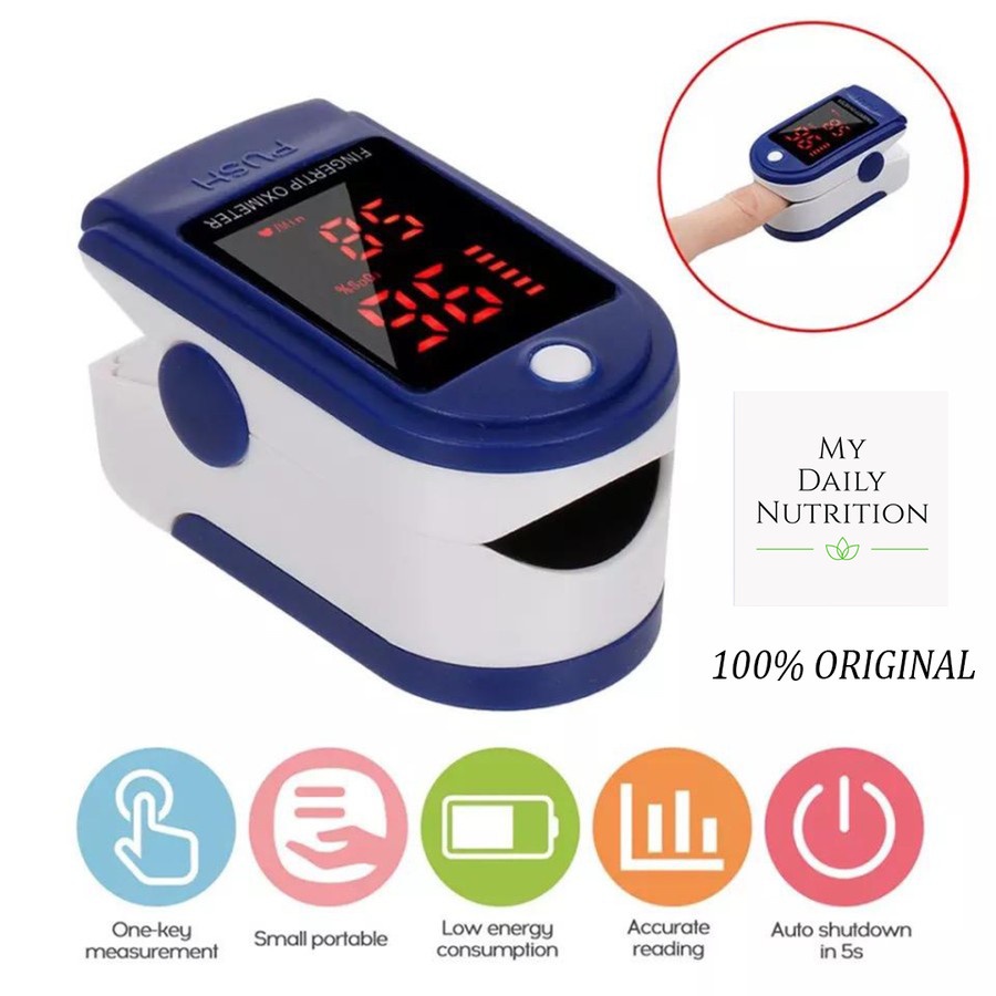 Pulse Fingertip LK87 1warna Oxymeter Fingertip Kadar Oksigen Oximeter LK87 1Warna