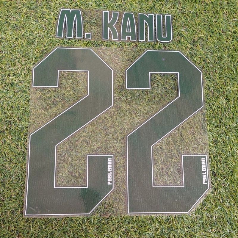 NAMESET PSS SLEMAN AWAY 2021/2022 - M. KANU #22