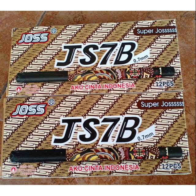 

(110gr) 1pak pen batik joss js7b pulpen gel