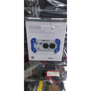 Direct box KLARK TEKNIK DN200 V2 DI box 2 channel aktif