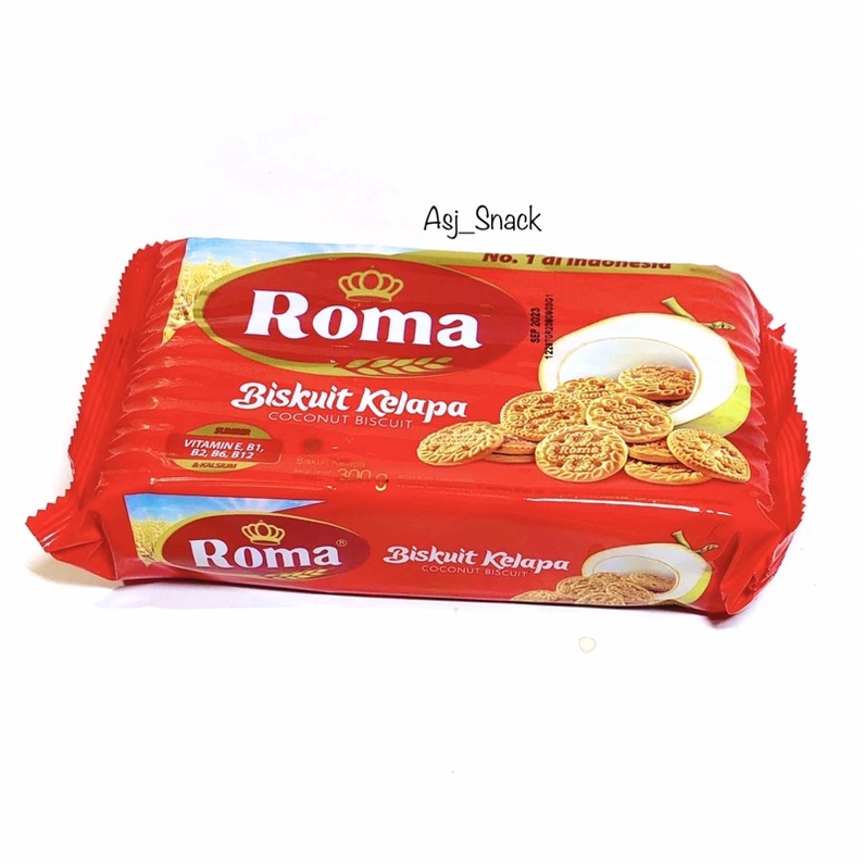 

Roma Biskuit Kelapa, Coconut Biscuit ( 300g )