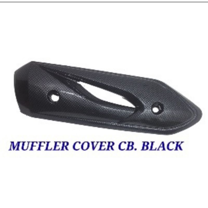 TAMENG COVER KNALPOT CARBON BEAT SCOOPY