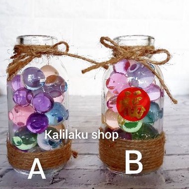 vas kaca/vas bening/vas tanaman air/hidrogel/Hydrogel/bambu hoki/hiasan meja/tanaman hias meja