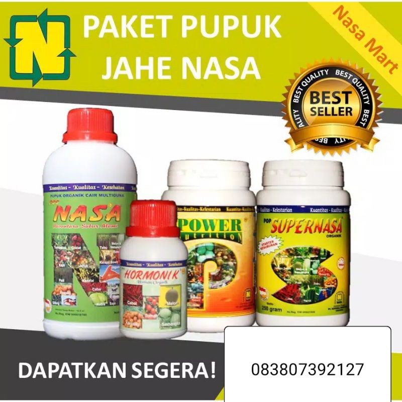Paket pupuk jahe nasa#jahe merah#pupuk pelebat buah