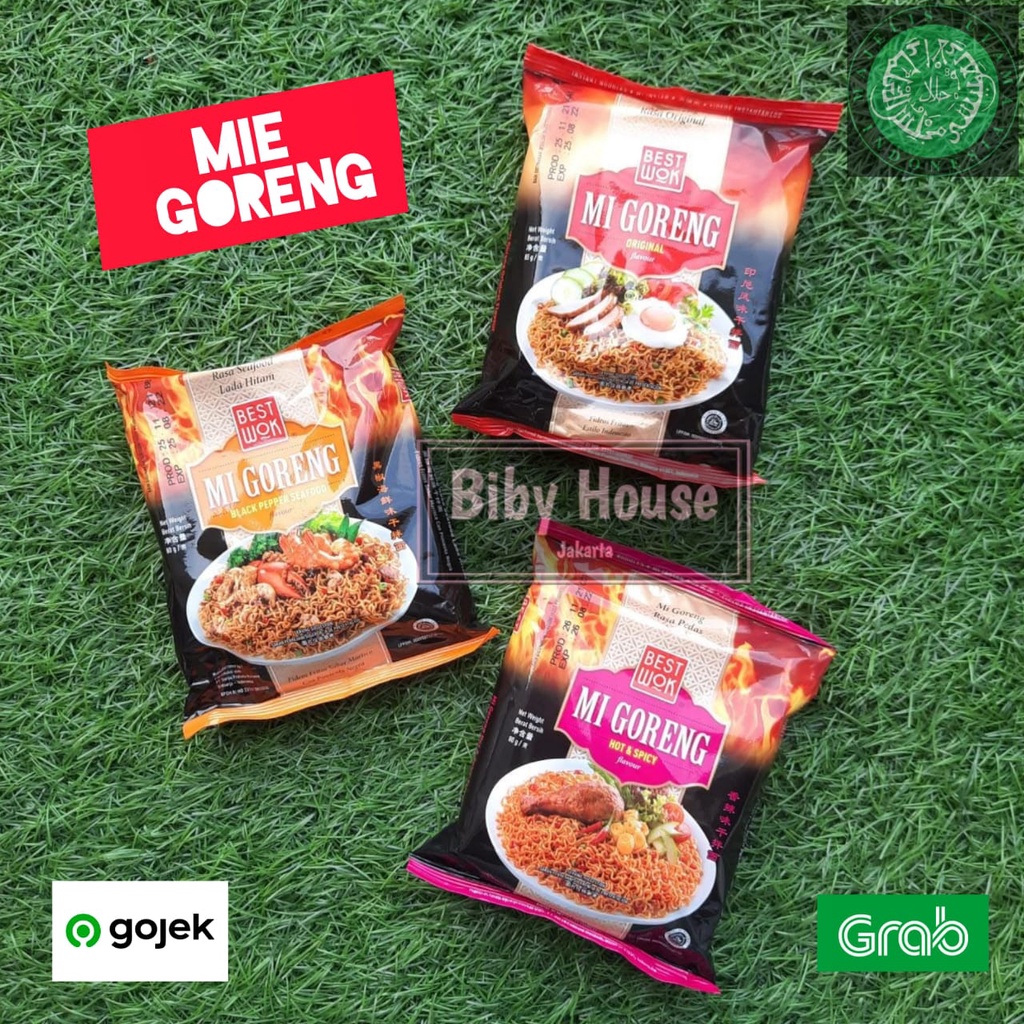 Mie GORENG Best Wok original/blackpapper/Hot and spicy Halal PROMO