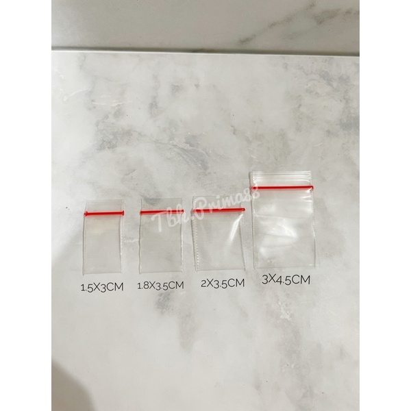 Plastik Klip Mini / Plastik Klip Kecil /Plastik Obat Kecil 1bks 100pcs