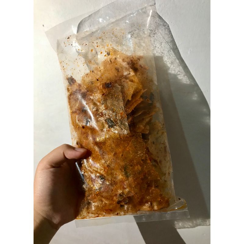 

250 gr Keripik Beling Pedas dan Original Keripik Kaca Kripca
