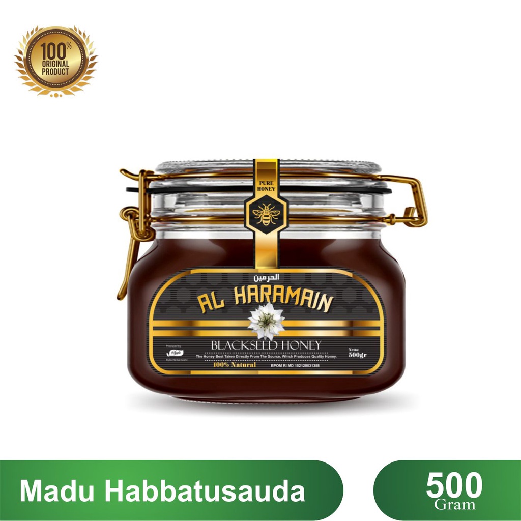 

Madu Al Haramain 500gr Toples - Habbat Blackseed Honey