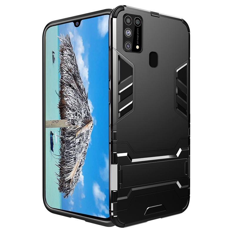 Casing Hard Case Armor Robot Bahan PC + Silikon Untuk Samsung Galaxy M31 / M31S / M31