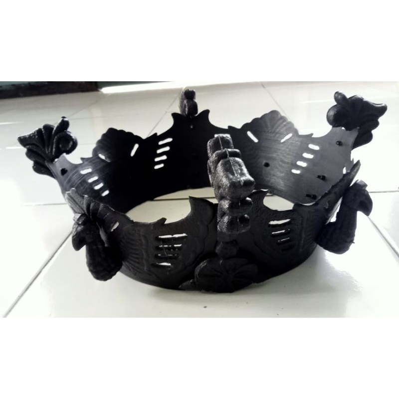 Mahkota Sangkar Burung Perkutut Kaki Merak (1 SET)
