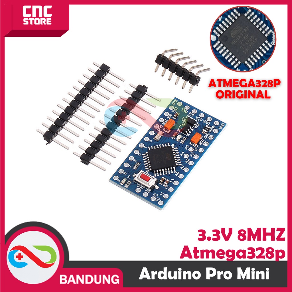 ARDUINO PRO MINI 3.3V 8MHZ  ATMEGA328 PROMINI V3 ATMEGA328P