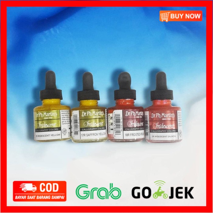 

(BISA COD) Dr. Ph. Martin's Iridescent Calligraphy Ink (Warna 2) - Yellow