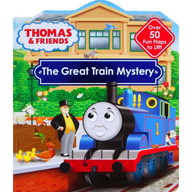 Thomas and Friends The Great Train Mystery A Lift-the-Flap Board Book (Over 50 Fun Flaps to Lift)
