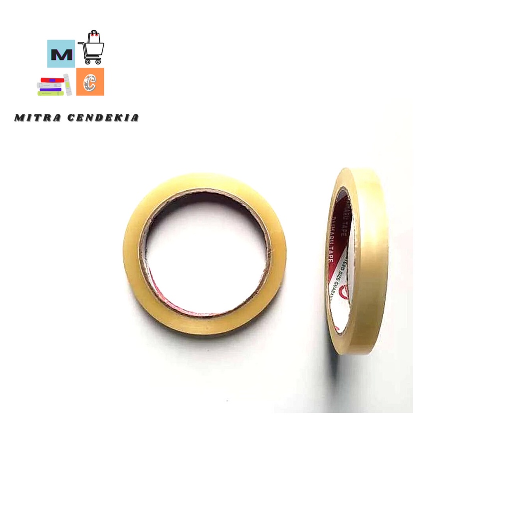 

Lakban / Selotip / Isolasi Daimaru 1/2 inch x 72yard (MIN. 12 ROLL)