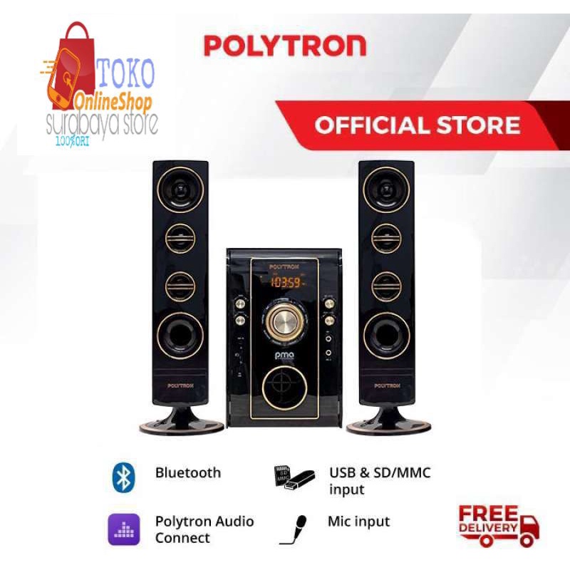 speaker aktif POLYTRON PMA 9506 bluetooth