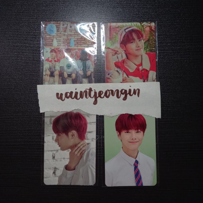 photocard/pc jeongin/i.n lucky box