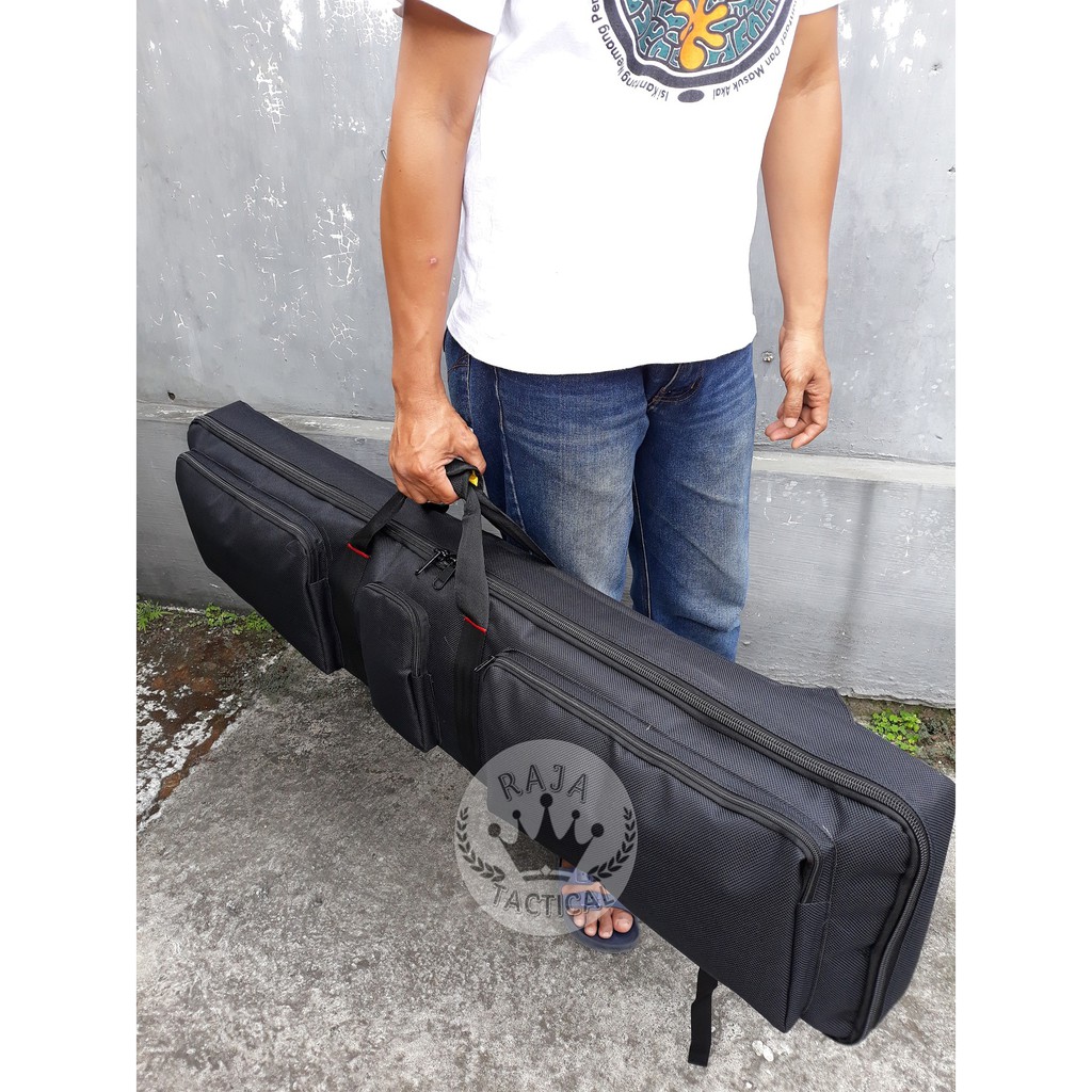 Tas Senjata Panjang 120 cm Gunbag Panjang 120 cm Isi 2 Unit Tas Senapan Holster