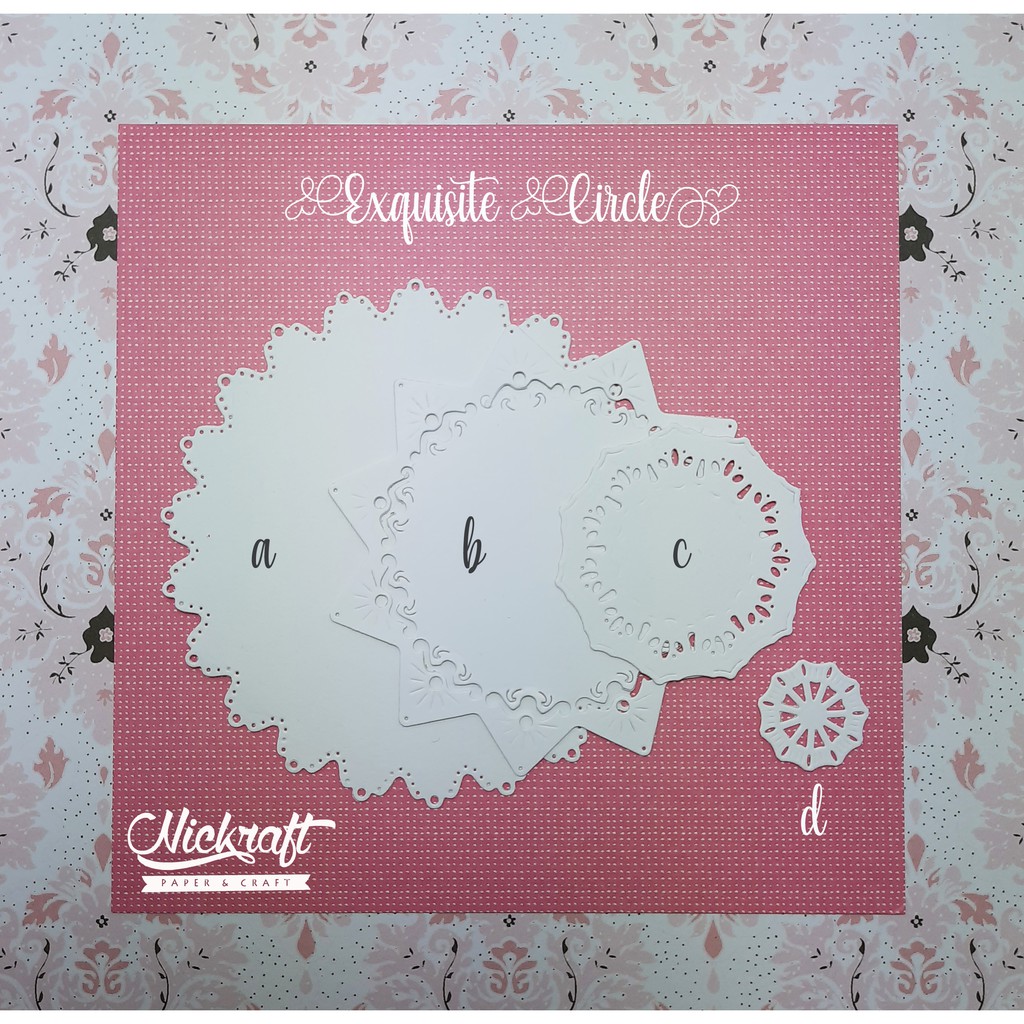 

EXQUISITE CIRCLE - BAHAN HIASAN SCRAPBOOK LABEL KERTAS