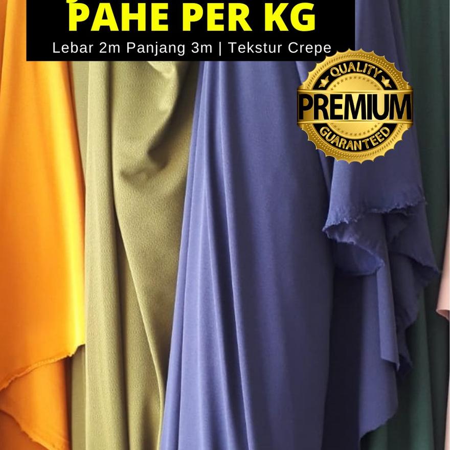 F015 BISA  LEBAR 2 METER KAIN JERSEY CREPE POLOS KILOAN ONLINE MURAH ..