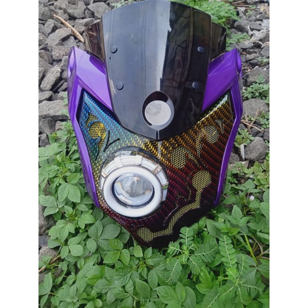 Headlamp Vixion New Bisa Custom Warna