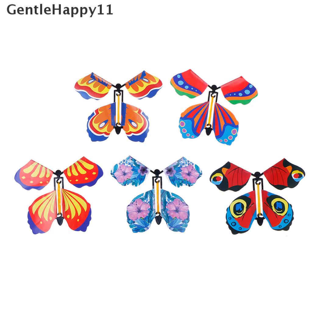 Gentlehappy Mainan Kupu-Kupu Terbang Di Buku Dengan Karet Gelang Untuk Anak Butterfly