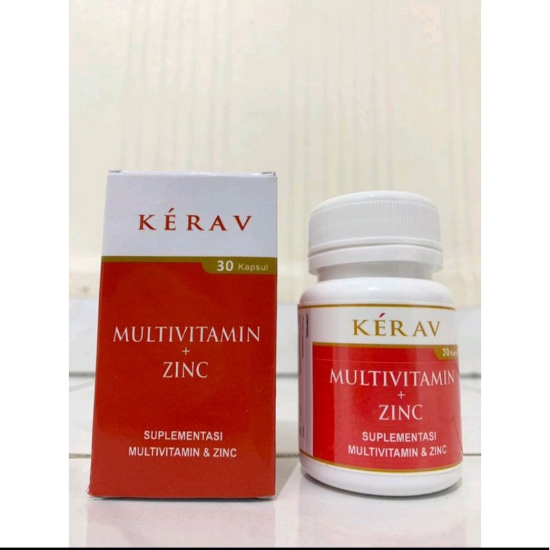 KERAV MULTIVITAMIN + ZINC / Suplementasi Multivitamin & Zinc