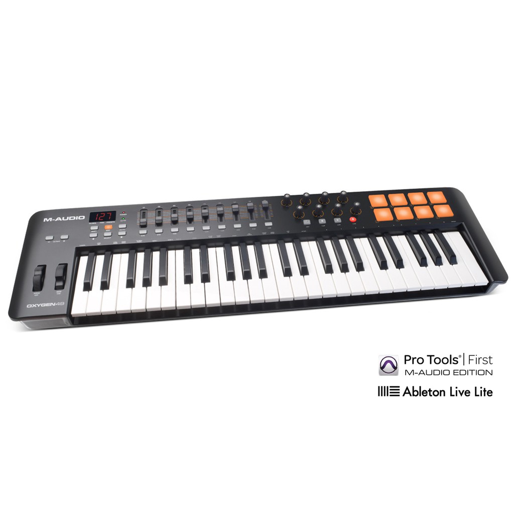 M-Audio Oxygen 49 MK IV USB MIDI Performance Keyboard Controller