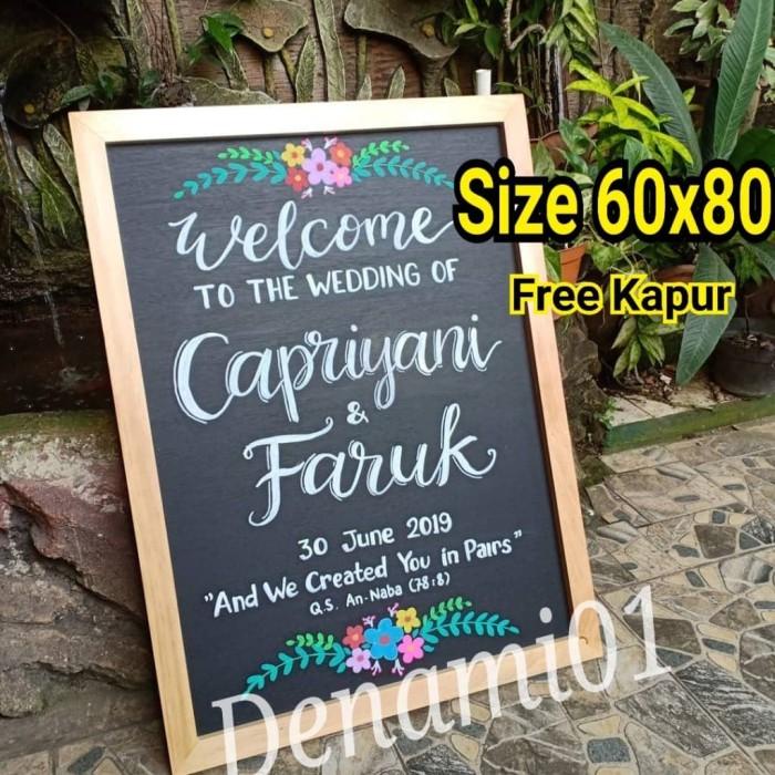 

Papan Tulis 60X80 Kapur Papan Board Rustic Papan Menu Kayu Dekorasi 021
