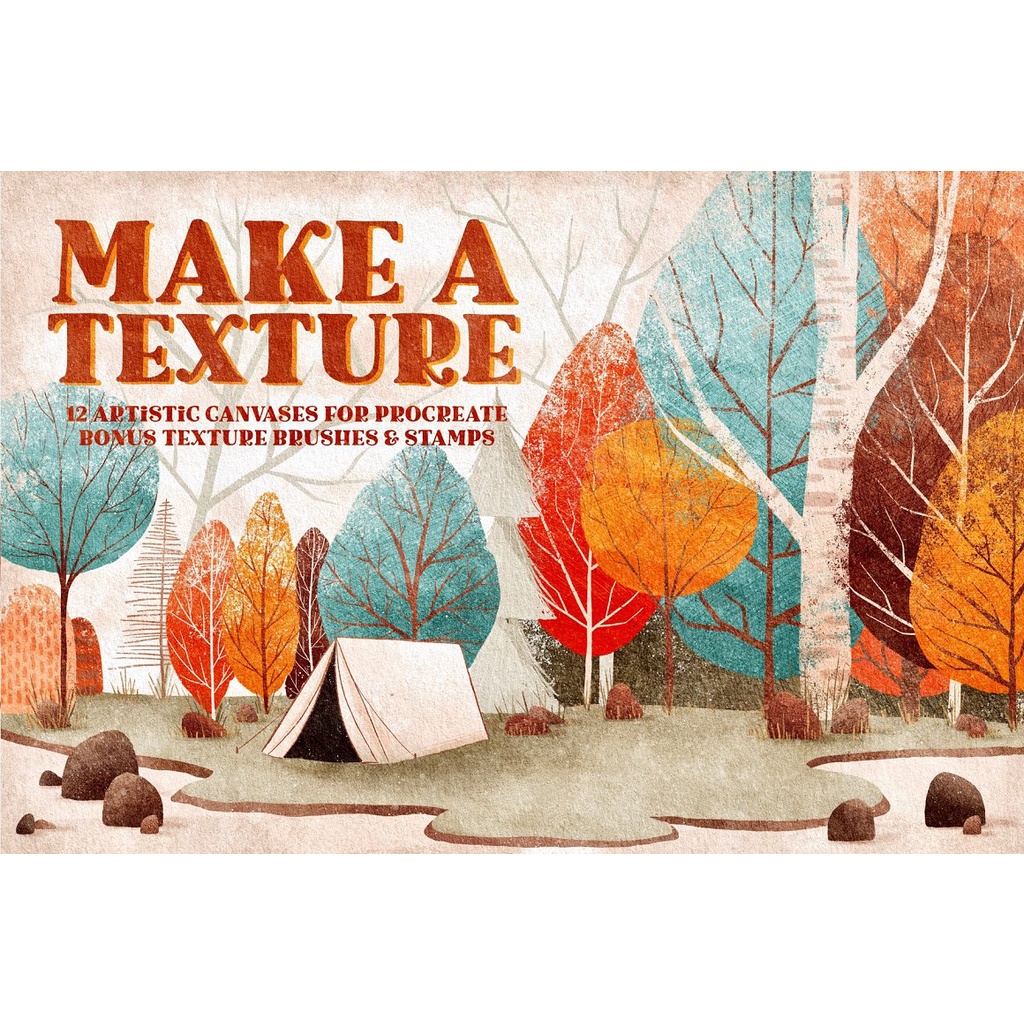 Procreate Brush - Make a Texture Canvas Templates