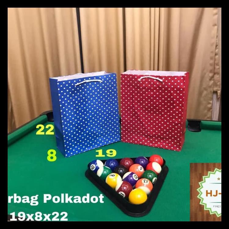 

Paper Bag Polkadot Paperbag Tas Kertas 19X8X22 Tas Belanja Souvenir Bermutu