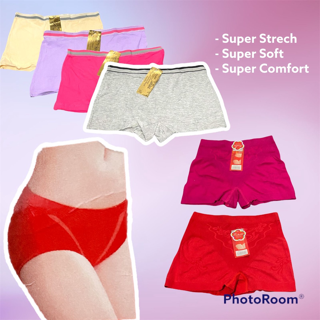 Cd celana dalam boxer segiempat wanita perempuan cewek